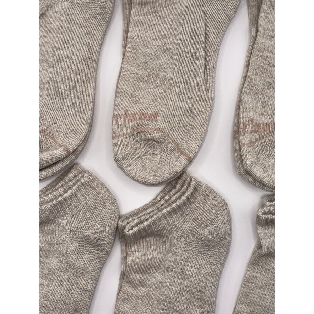Timberland No Show Socks 6 Pairs - Full Cushion, Light Gray Medium - Picture 3 of 3
